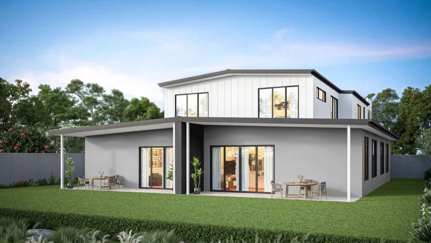 42 Parbery Ave Bermagui_ Back Yeard Render